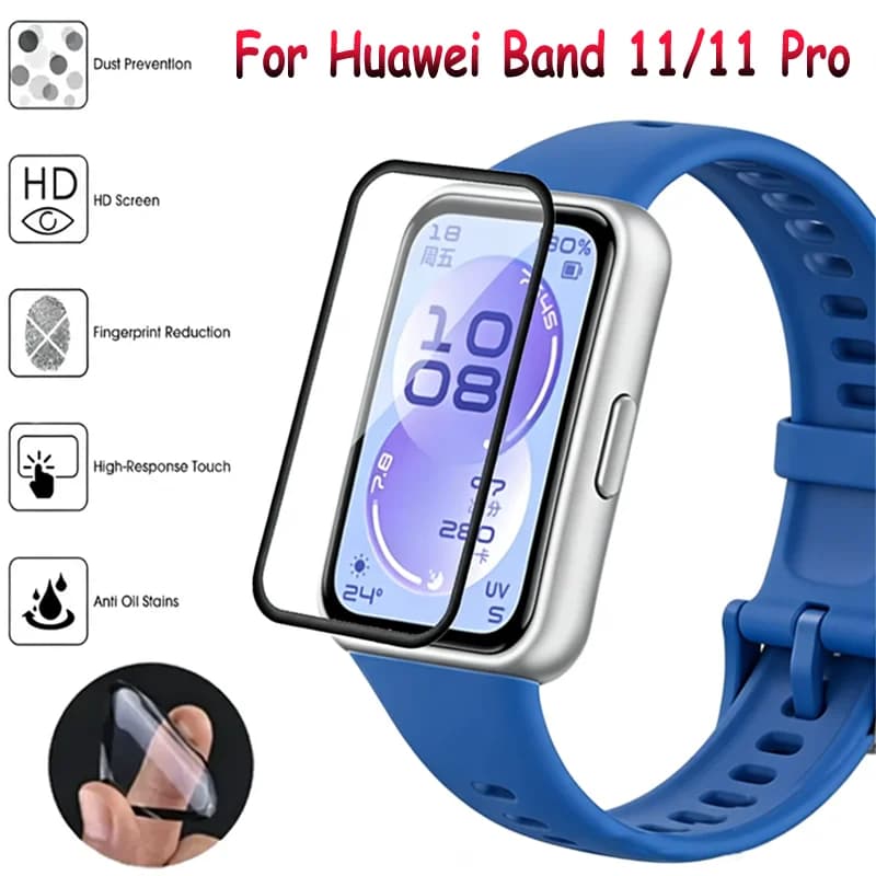 Pellicola complessa per Huawei Band 11/11 Pro Pellicole protettive antigraffio per schermo Huawei Band 11 Pro Accessorio per pellicola protettiva durevole