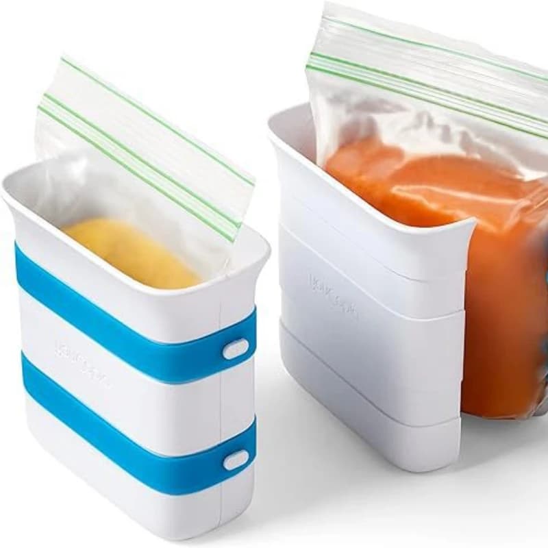 Contenitore per Alimenti Congelati, Sacchetto per Congelare Avanzi e Zuppe, Accessori da Cucina