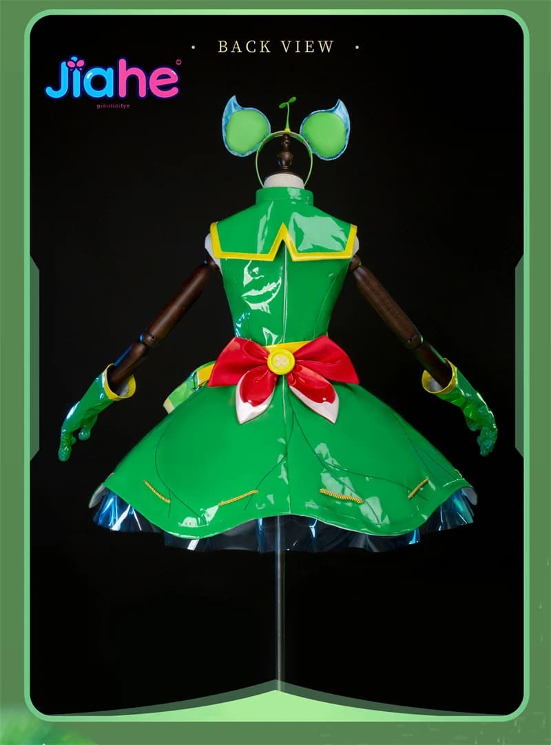 Nuovo Costume Cosplay Gwen Rain Shepherd, Vestito da Donna per Halloween, Principessa Rana, Uniforme con Impermeabile