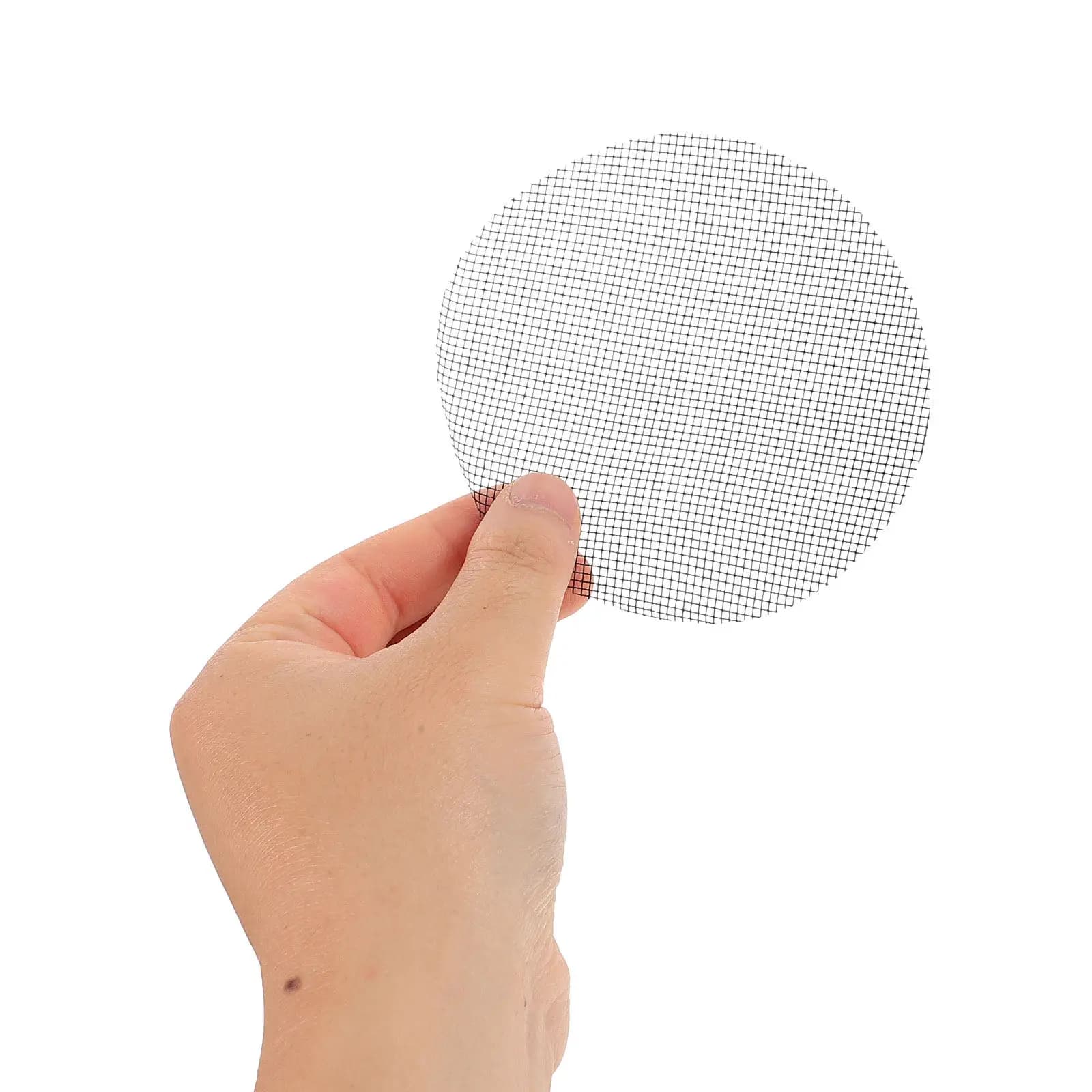 50Pcs Flower Pot Hole Mesh Pads Round Drainage Net Plastic Grid for Bonsai Pots Bottom Mat Garden Planter Plant Mesh Pad