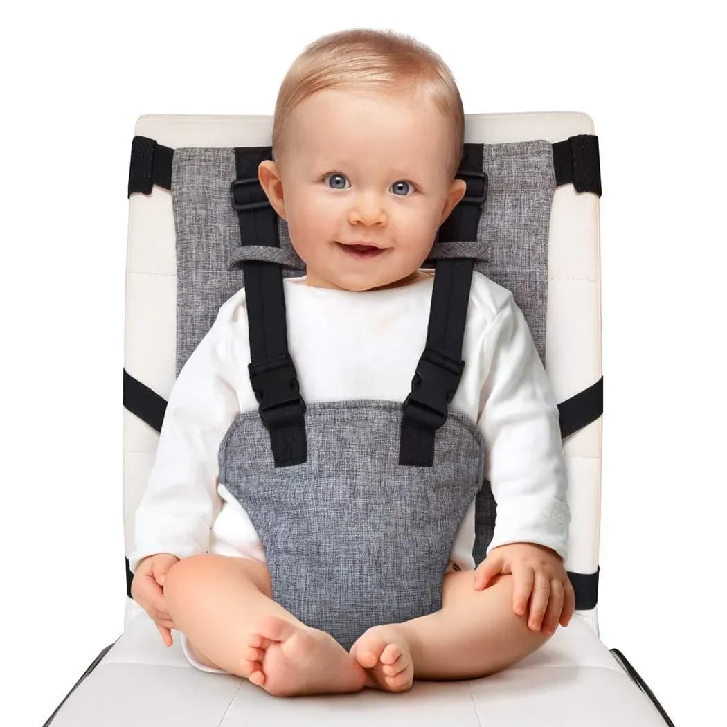 Cintura di Sicurezza per Seggiolone Bambini, Protezione Antiscivolo per Seggiolone, Cintura Regolabile per Seggiolino da Pranzo, Protezione di Sicurezza per l'Alimentazione dei Bambini