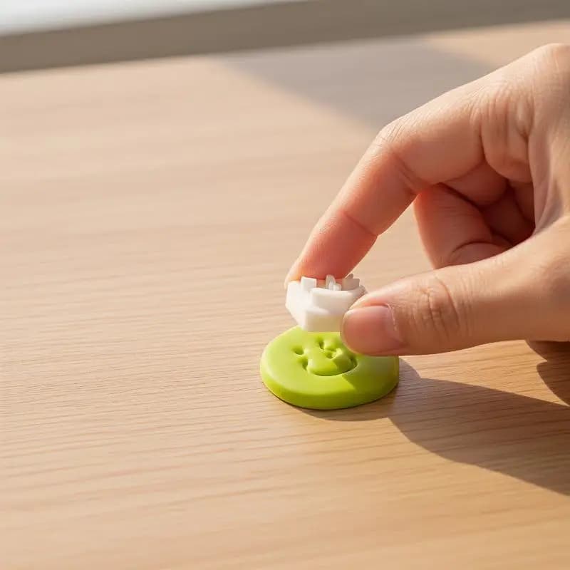 8Pcs Mini Cartoon Expression Clay Stamp Mold Set Polymer Material for DIY Scrapbooking Craft Decoration
