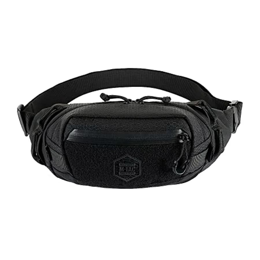 Marsupio tattico da uomo - Borsa da cintura - Marsupio impermeabile per trasporto nascosto per uomo e donna, a tracolla, EDC Elite Hex