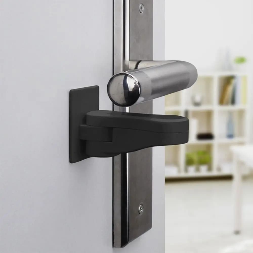 Leva della porta serratura per bambini serrature per armadietti serrature per porte a prova di bambino deterrente maniglia di apertura per bambini attrezzatura di sicurezza per bambini