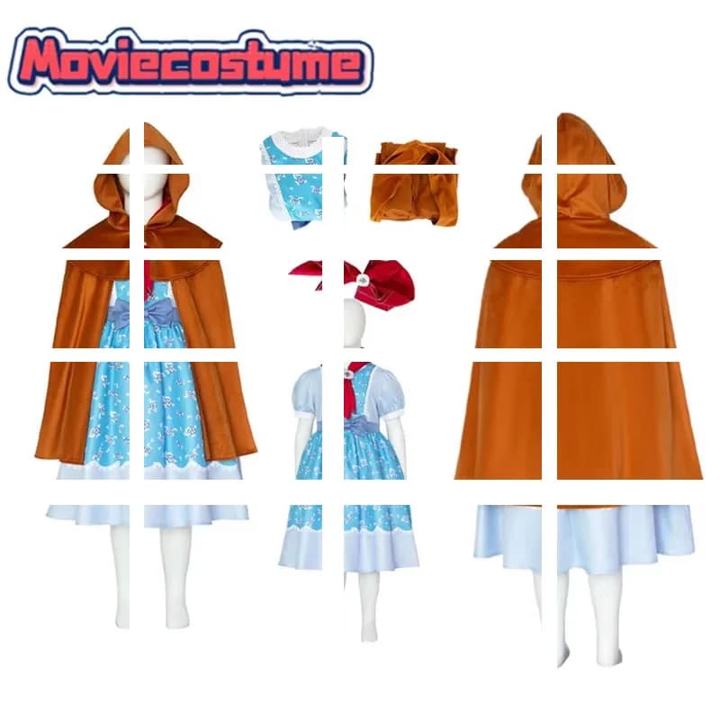 Costume da Cosplay di Holly Wheeler per Spettacoli Teatrali, Abito Fantasia ST 5 con Sciarpa e Mantello con Cappuccio, Outfit TV per Halloween e Feste in Maschera