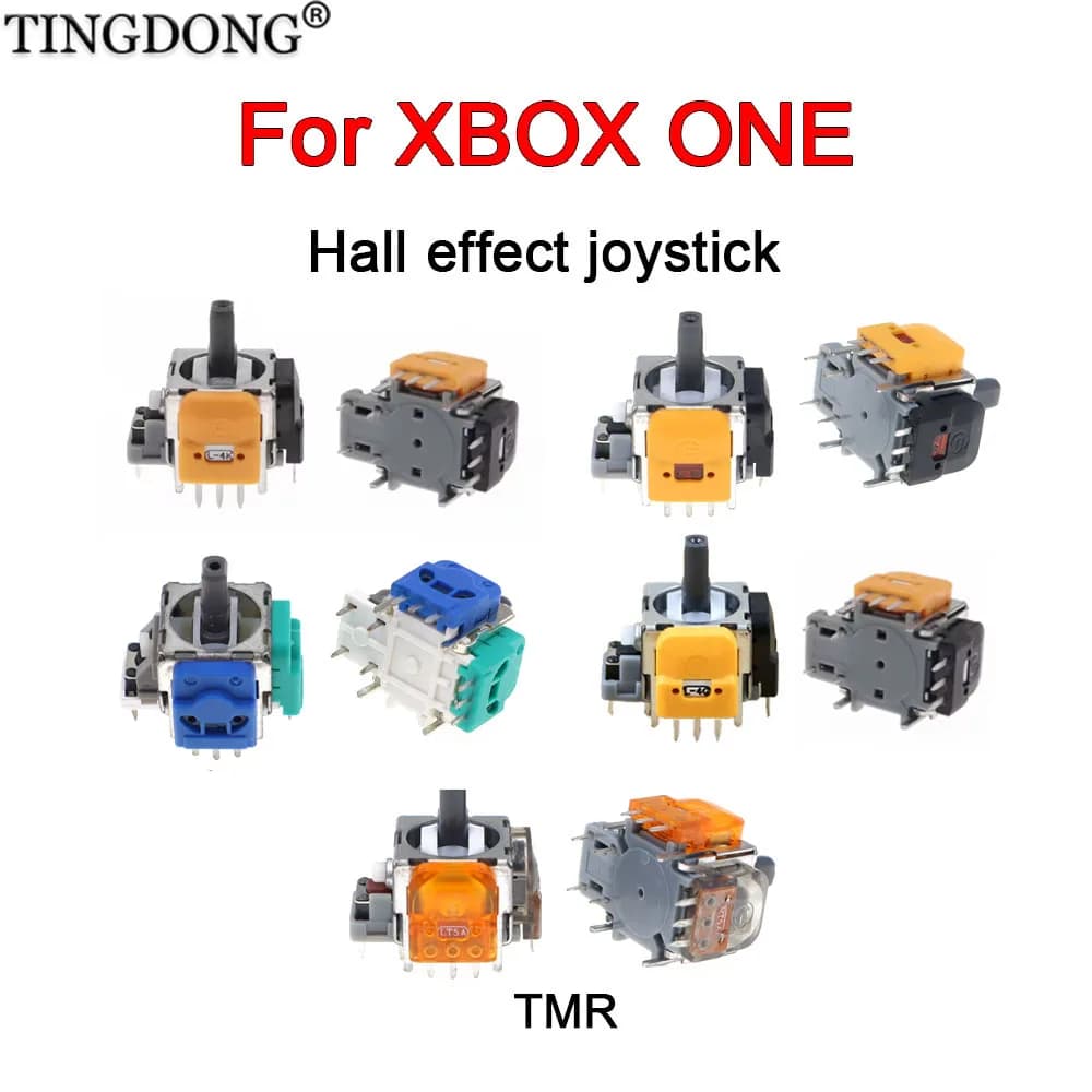 1/2 Pezzi Joystick a Effetto Hall di Ricambio per Accessori XBOX One, Levetta Analogica 3D per Gamepad XBOX ONE, Parti di Riparazione
