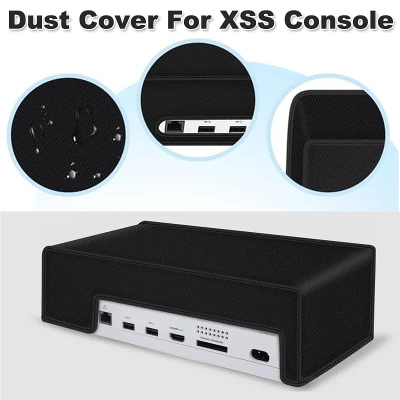 Custodia antipolvere per console Xbox Series S Custodia protettiva antigraffio Custodia verticale per accessori Xbox Series S