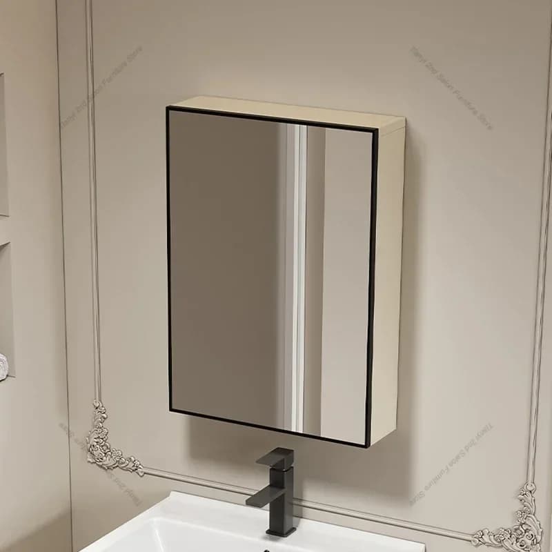 Armadi da bagno intelligenti in alluminio spaziale Armadietti a specchio multifunzione nordici a parete Scaffali Decorazione di mobili per la casa