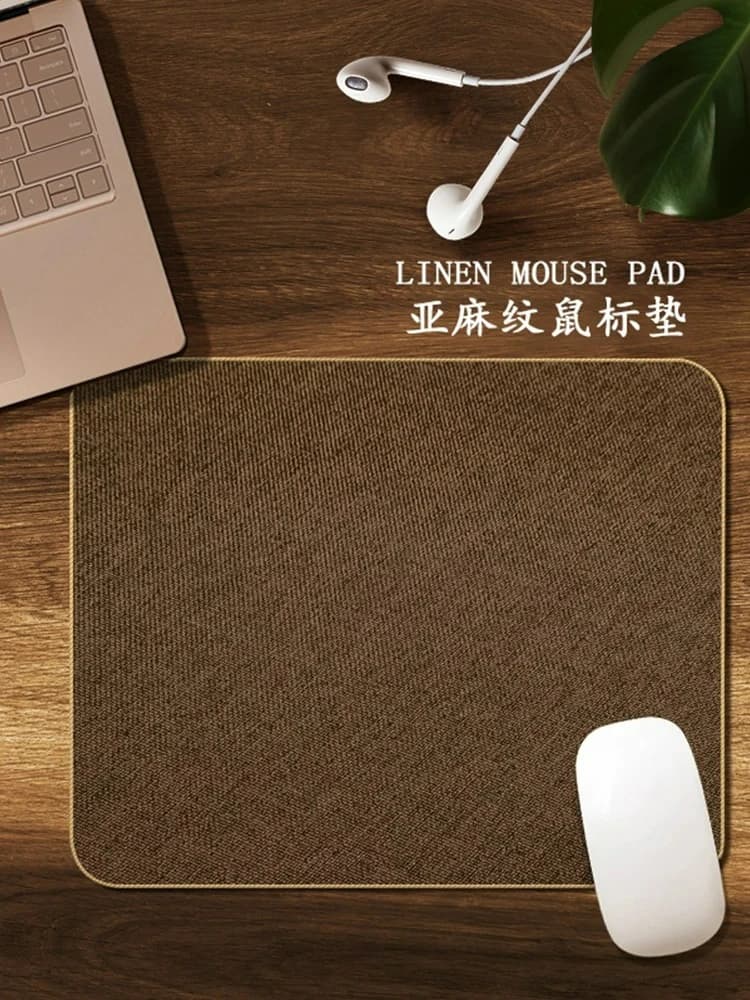 Per tappetino per mouse in lino, tappetino da tavolo per computer da gioco e-sport premium oversize, piccolo tappetino per tastiera da ufficio (codice negozio: 0161)