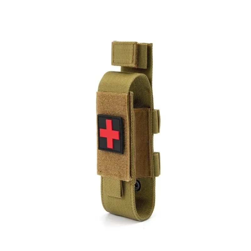 Borsa Tattica per Forbici Mediche, Porta Laccio Emostatico Militare per Sport all'Aperto, Custodia Compatta per Kit di Pronto Soccorso d'Emergenza