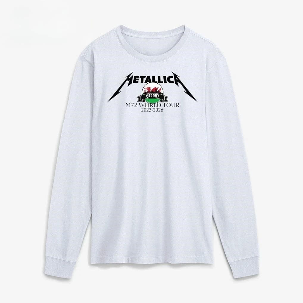 Metallica M72 Cardiff Wales World Tour 2023-2026 Hoodies