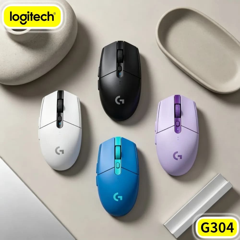 Logitech G304 LIGHTSPEED Wireless Gaming Mouse Energy‑Efficient Optical Engine Lower Overall Power Draw For Daily Gamer