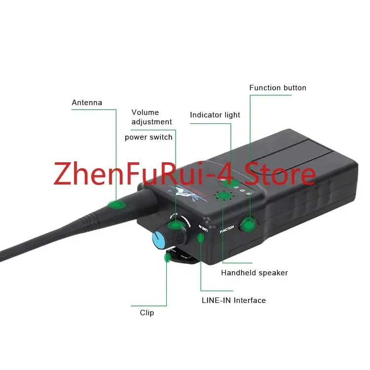 Swim Talker Trasmettitore di frequenza a 7 canali Allenamento per il nuoto Comunicazione unidirezionale H900 Walkie Talkie Aqua Talk