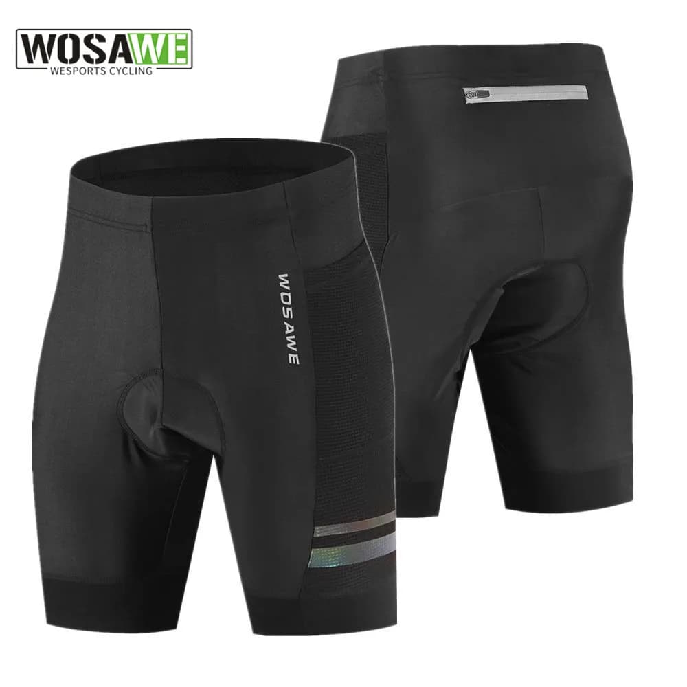 WOSAWE Cycling Shorts for Men with GEL Padded, Breathable, Anti-shocket, MTB and Road Bike