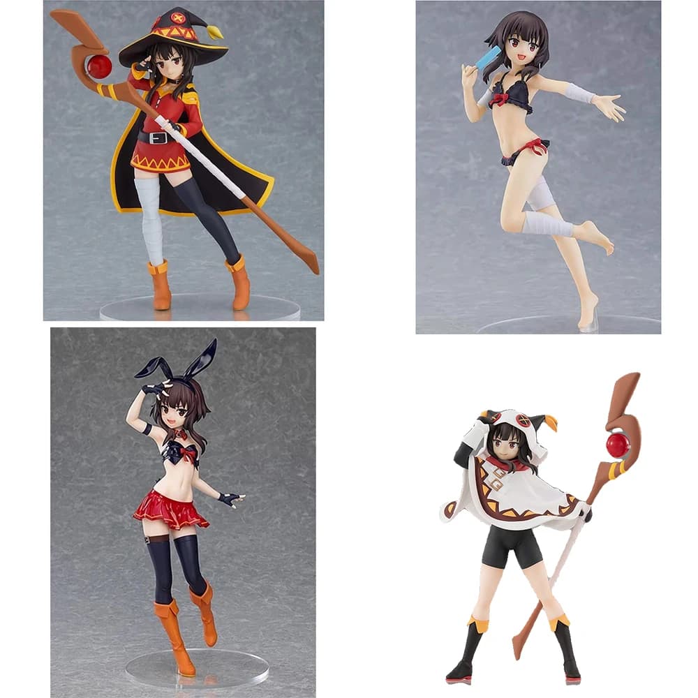 Autentica Statuetta Action Figure GSC POP UP PARADE Megumin KonoSuba, Modello Anime Originale
