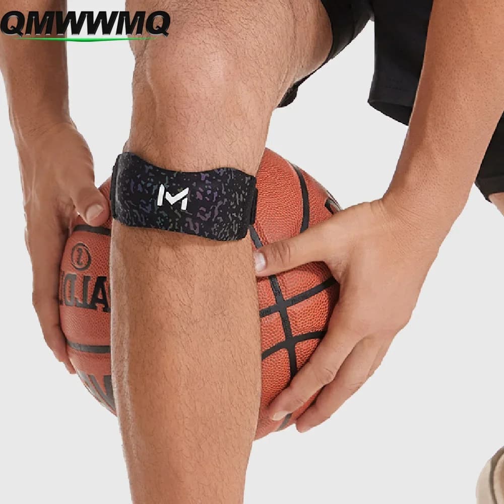 1 Pezzo Supporto Regolabile per Ginocchio Uomo Donna, Fascia per Tendine Rotulee, Sollievo dal Dolore, per Corsa Tennis Pallavolo Ciclismo