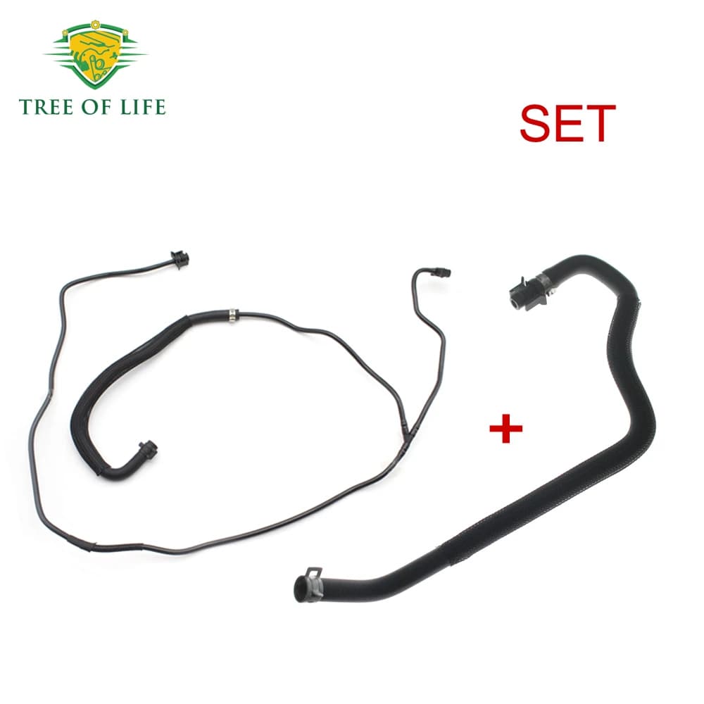 2X Tubo flessibile di ritorno del serbatoio dell'acqua corto e lungo per Ford kuga Escape Focus C-MAX 1.6 BV6Z-8K012-C BV6Z-8K012-A CV618K012AA CV618C012AA