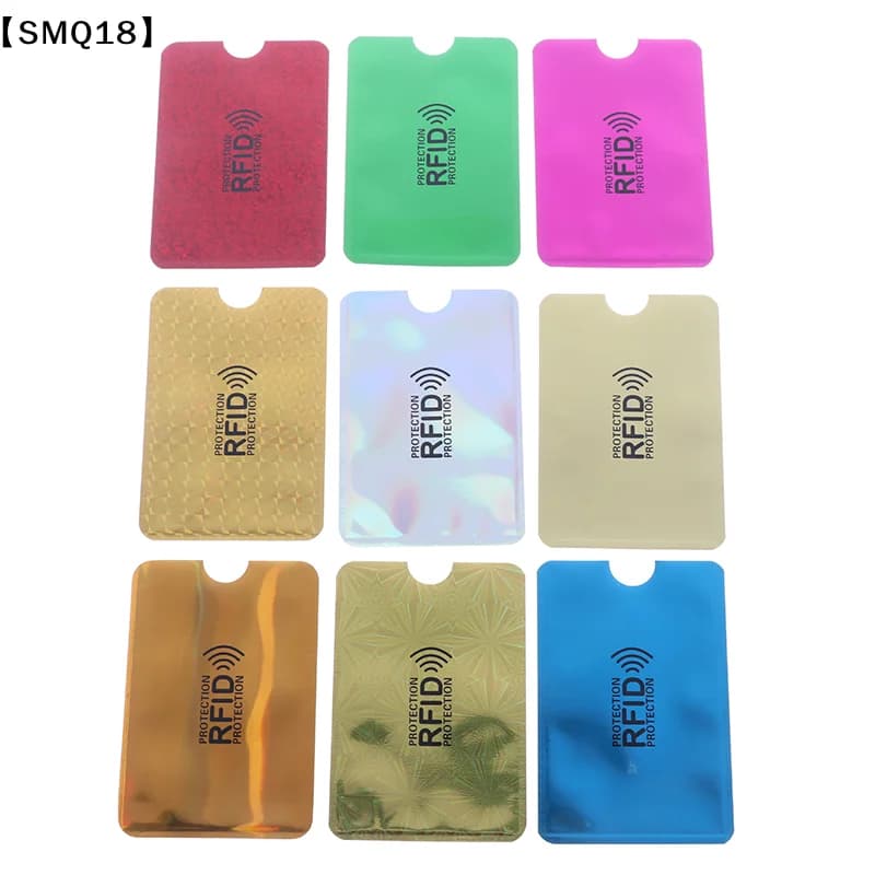 10Pcs Mixed RFID Bank Card Case Protection Shielding NFC Anti-Theft Card Holder【SMQ】