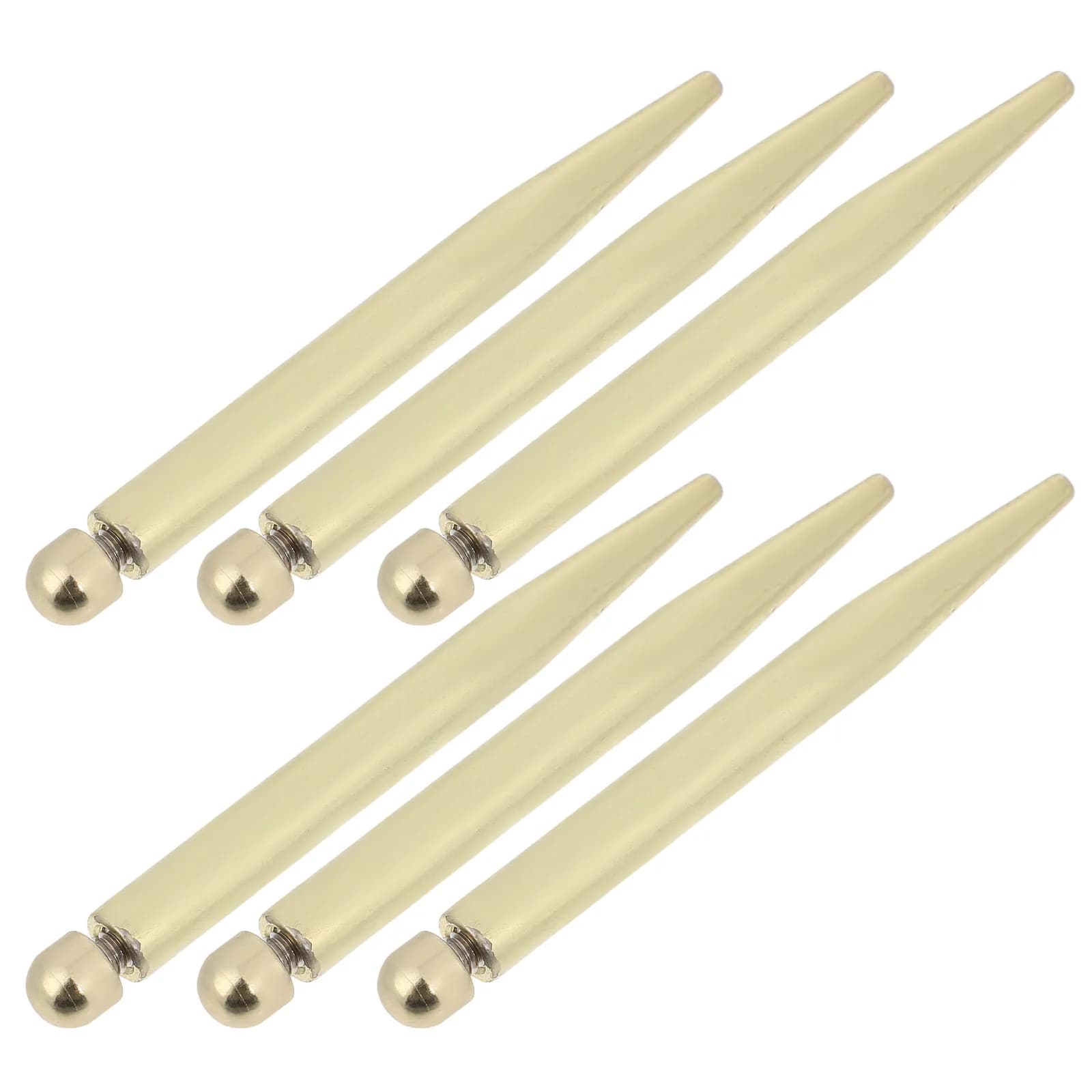 6Pcs Elegant Golden Photo Frame Standoff Screws M4 Desktop Picture Frame Support Stand for Acrylic Frames Poster Table Number