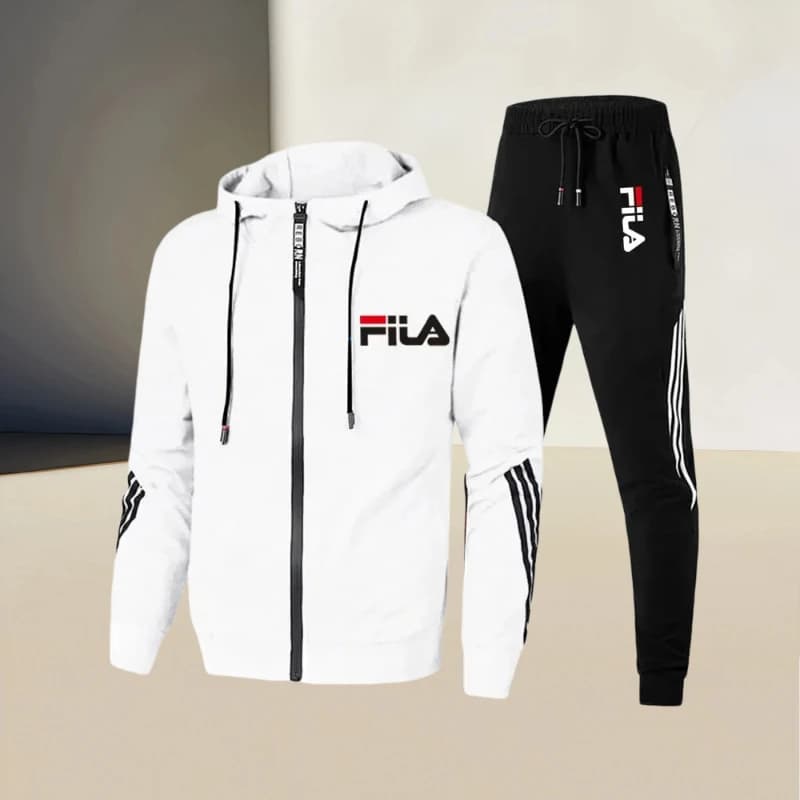 Spring/Autumn Sports Set: Jacket with Zip and Pants; Casual suit for Basket and Fitness; Set Two Pieces of High Fashion