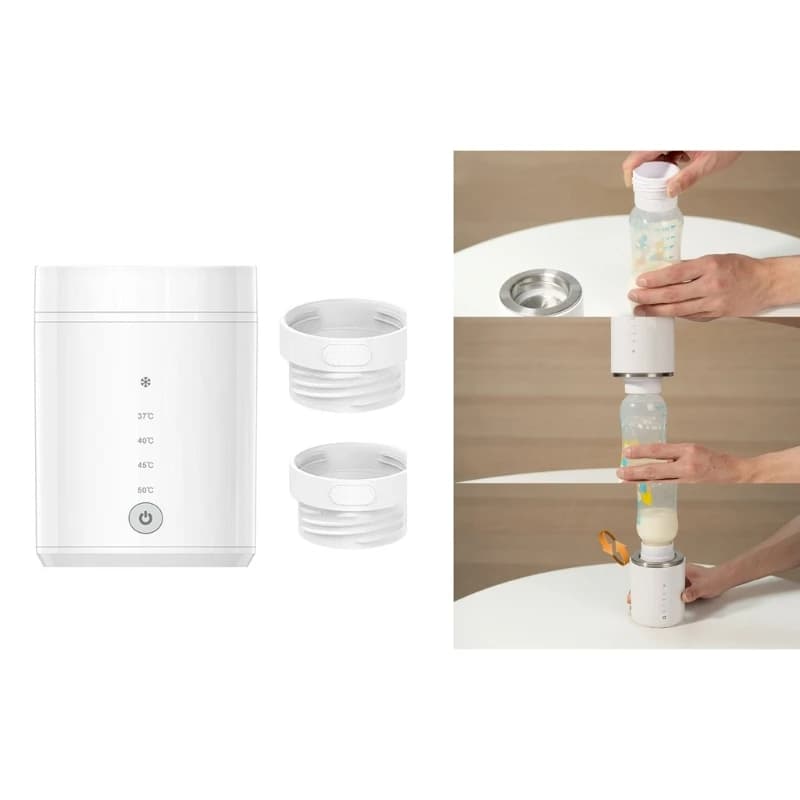 Scaldabiberon adatto ai viaggi Scaldalatte alimentato tramite USB Riscaldamento rapido e sicuro