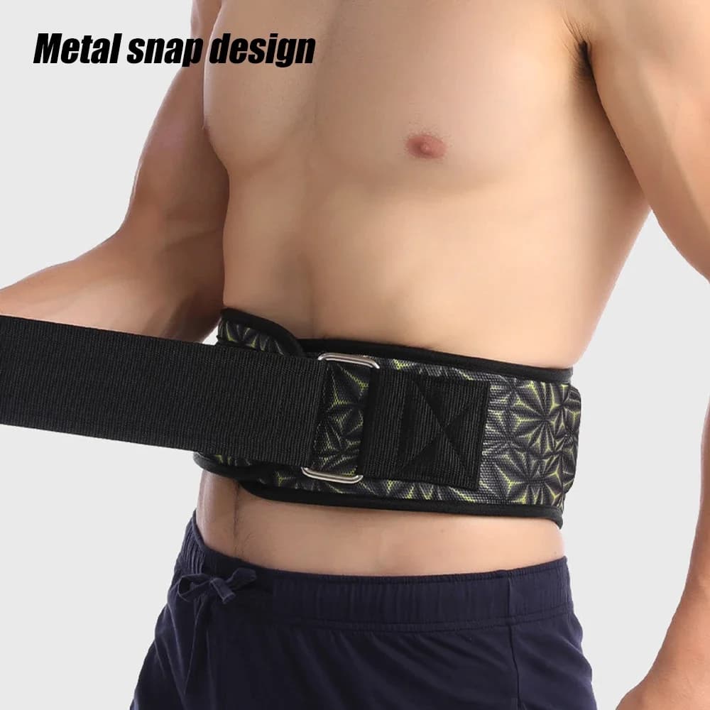 1 pcs professional gym belt for lifting weights adjustable waist support for back sport squat handlebars barbell fitness training