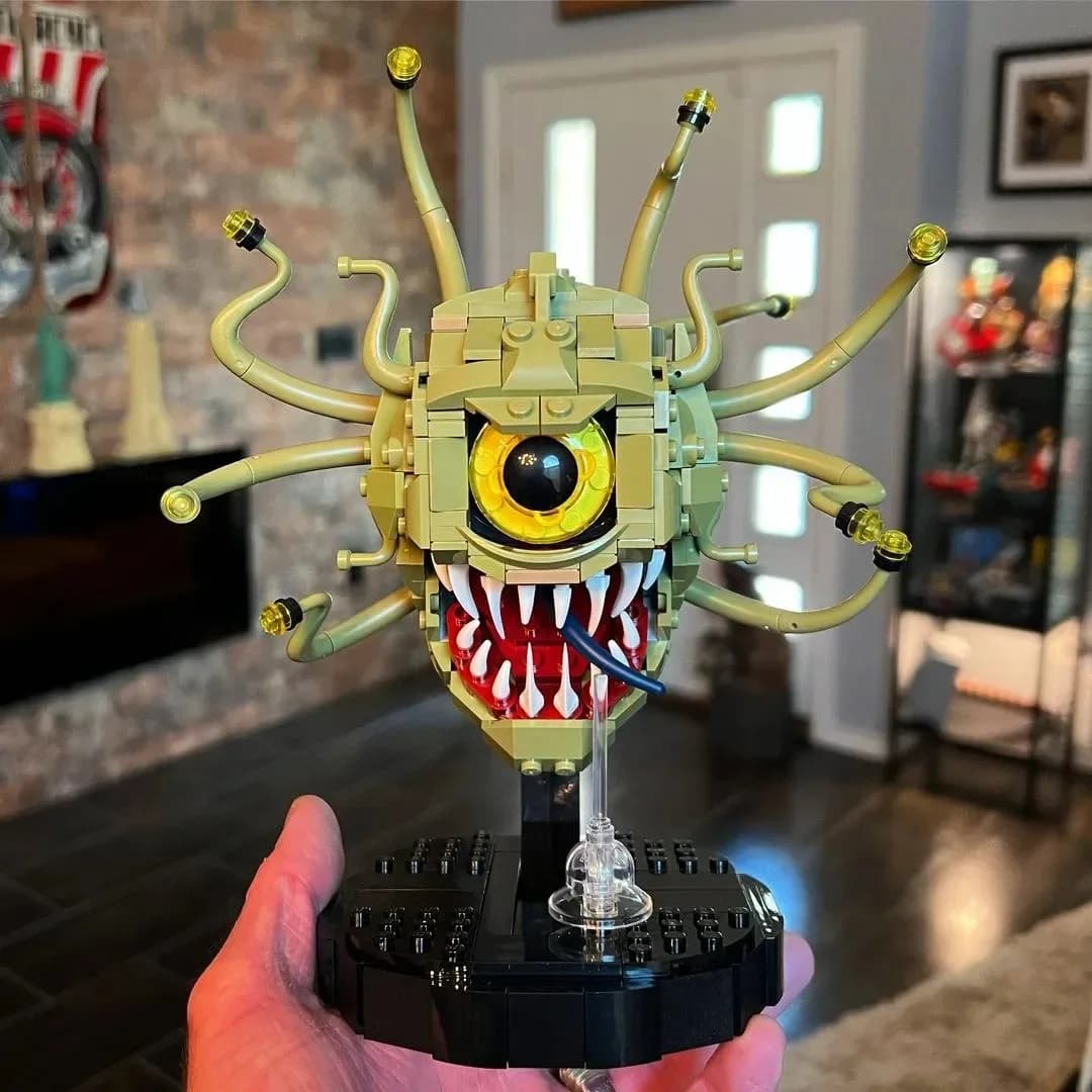 507PCS MOC Idee creative Gioco Dungeons and Dragons-Beholder Building Blocks Fai da te Assemblaggio creativo Mattoni educativi Giocattoli regalo