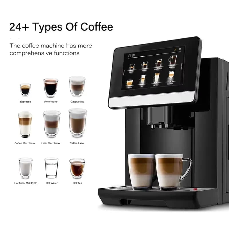 for Commercial Espresso Coffee Machine Automatic Professional Multi Function Barista Maker for Cafe Office Home Use