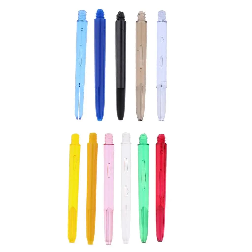 Aste per Freccette 2BA Durevoli, Steli in Plastica da 48mm, Confezione di Ricambi per Freccette con Punta Morbida e Punta in Acciaio, per Casa e Bar