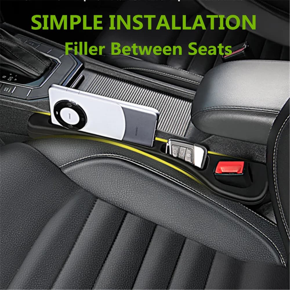 2X Organizer per console auto tra i sedili, contenitore per fessure, decorazione interna, accessori auto per Tesla Model 3 Y S X