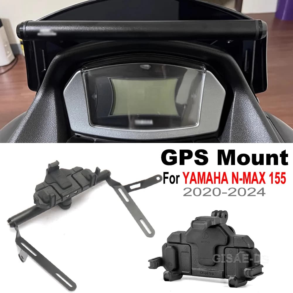 Per YAMAHA NMAX 155 N-MAX 155 2020-2024 Supporto Del Basamento Del Telefono Telaio Staffa di Montaggio GPS Del Motociclo Piastra di Navigazione GPS Staffa