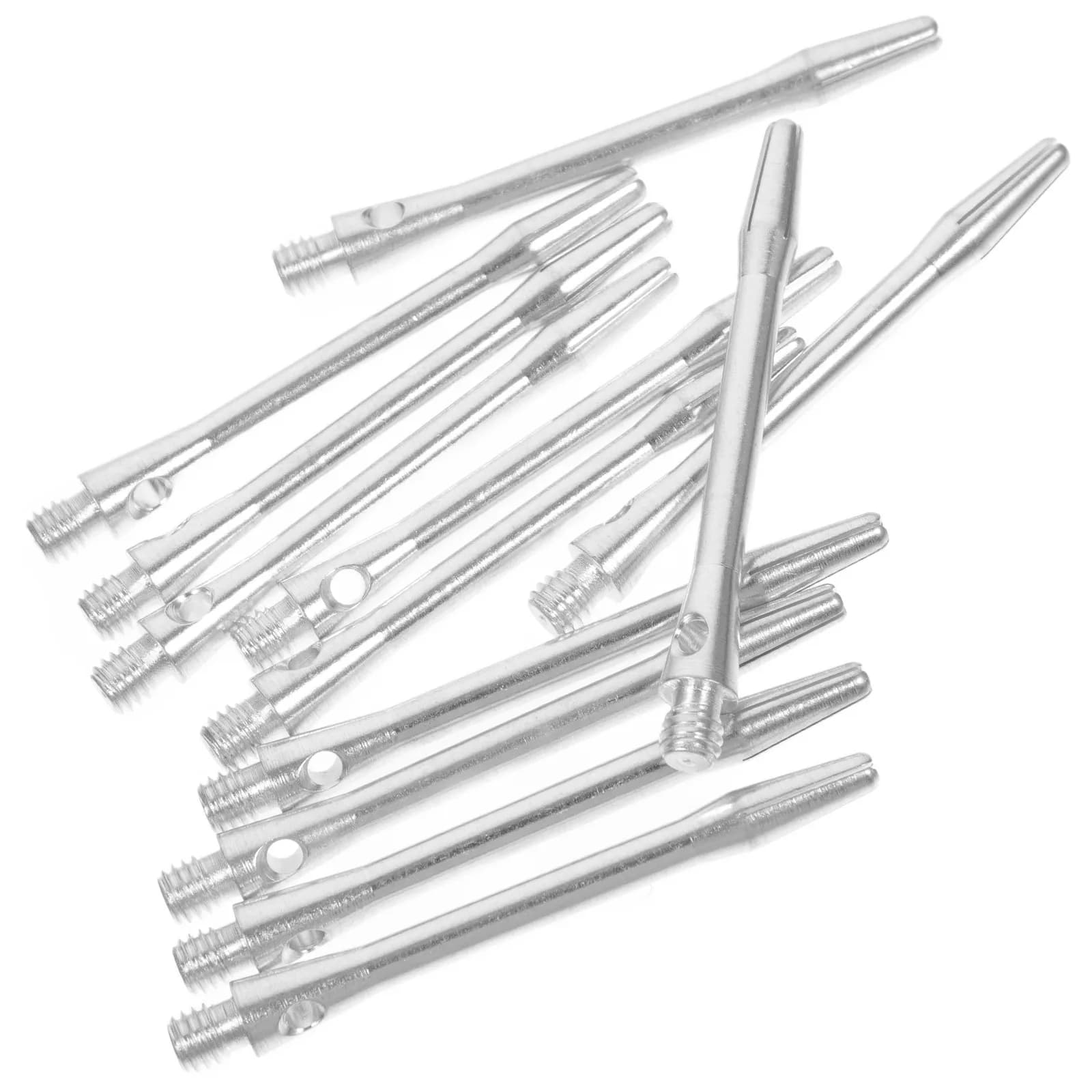 12 Pezzi Aste Filettate in Alluminio Resistenti alle Rotture per Freccette con Punta in Acciaio, Facile Installazione, Ricambi per Esterni