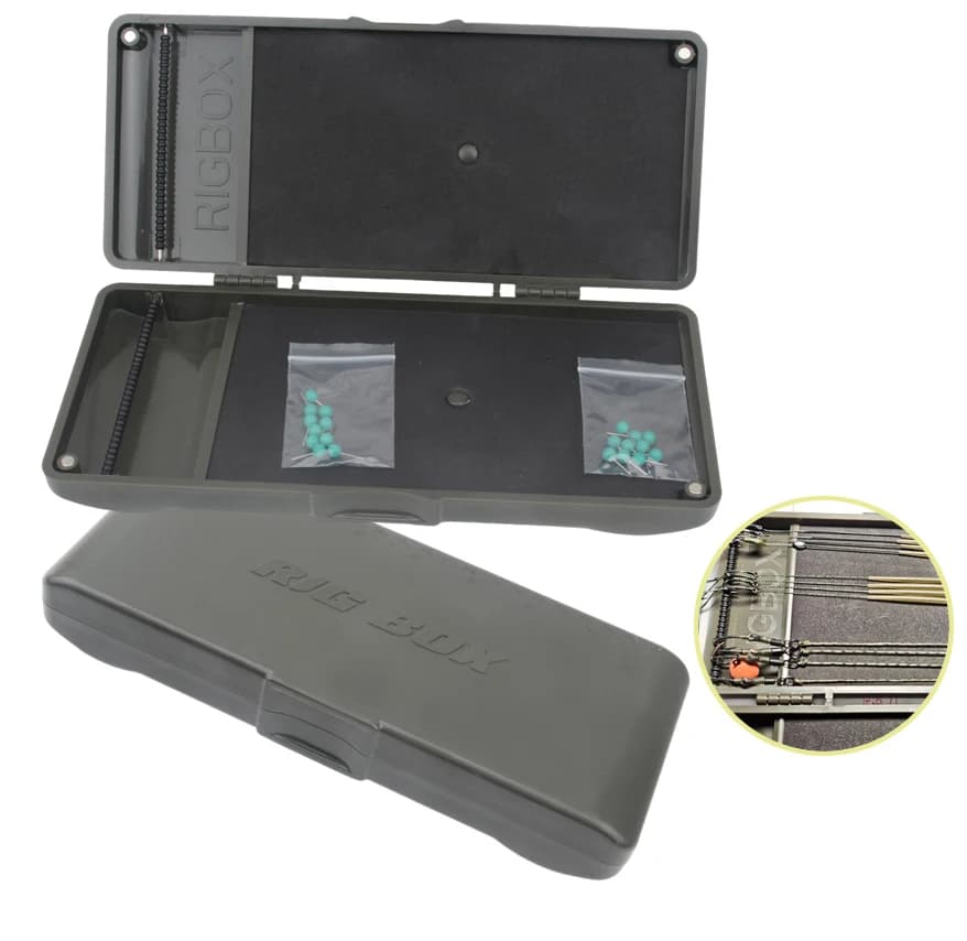 Carp Fishing Equipment Box with Pins, Length Case, Rig Ronnie Box for Lenze and Sublenze