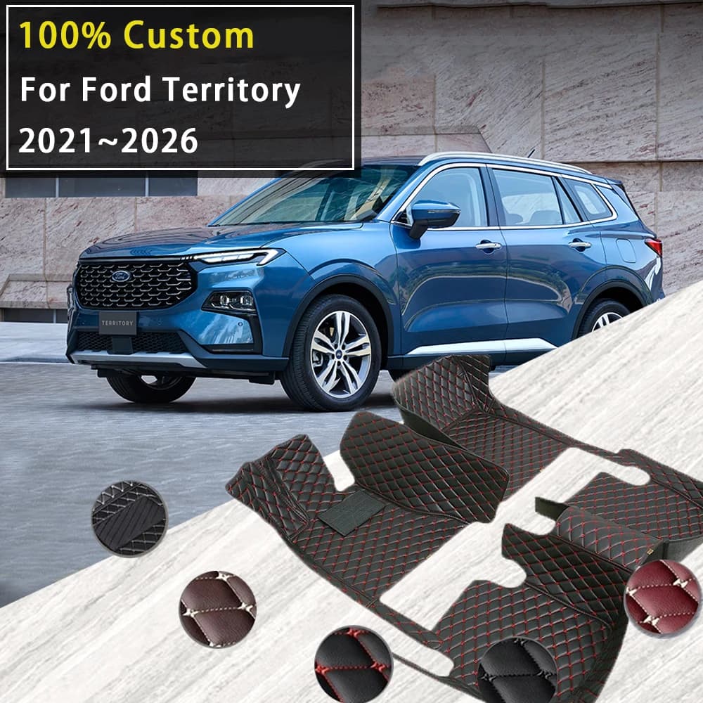 Tappetini per auto per Ford Territory 2021 ~ 2026 Equator Sport Anti-sporco Pad Auto Set completo Coperture Pavimenti Tappetino Fango Accessori antiscivolo