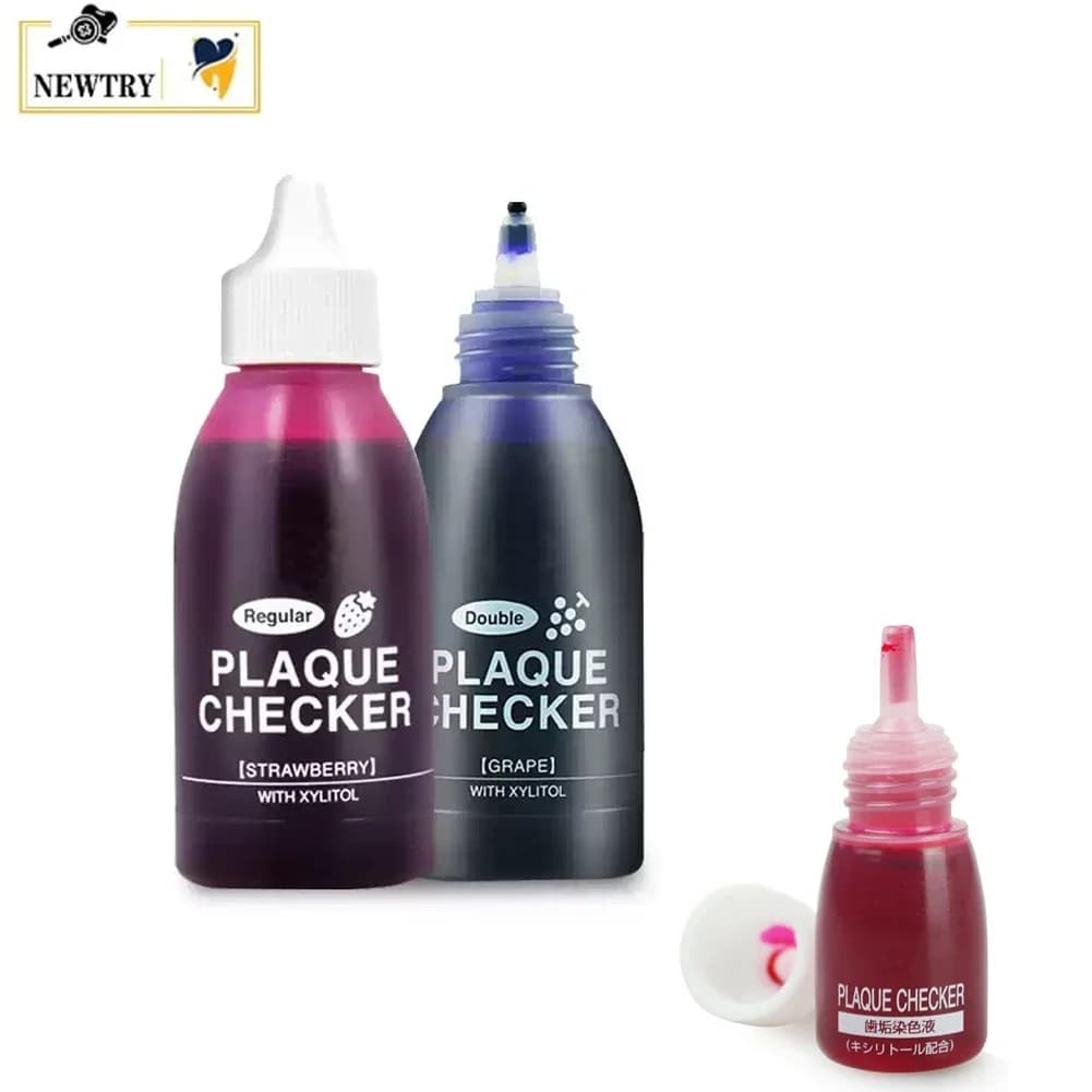 Dental plate indicator for children and adults 50ml oral hygiene Teeth plaque control Regular double-closing Food coloring Macchia