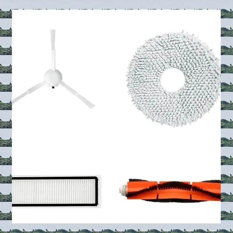 ABQR Per Xiaomi Robot X10 + X10 Plus B101GL Robot Aspirapolvere Spazzola Laterale Principale Filtro Hepa Mop Panno Sacchetti Per La Polvere Accessori
