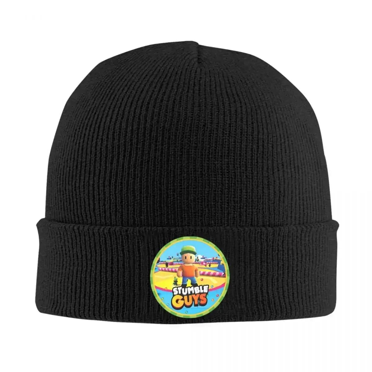 Stumble Game Guys Divertente cappello lavorato a maglia per donna Uomo Beanie Autunno Inverno Cappello casual Berretto caldo in acrilico per cartoni animati