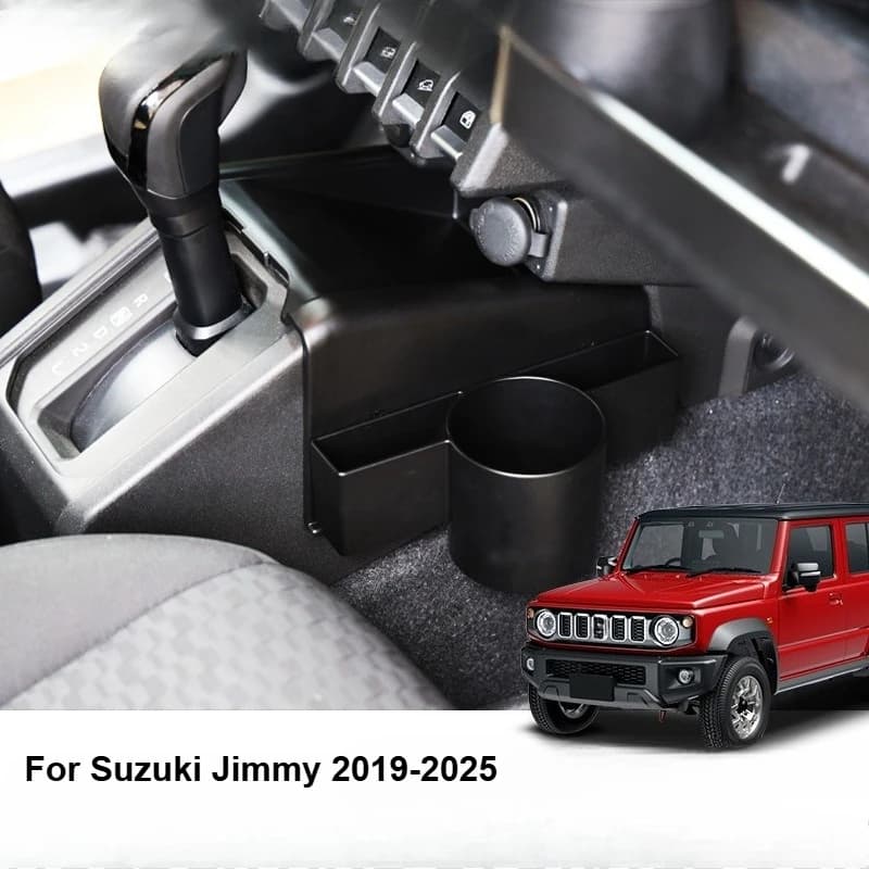For Suzuki Jimmy JB64 JB74 2019 2020-2025 AT Gear Shift Water Wallet Console Car Storage Box Organizer Accessories
