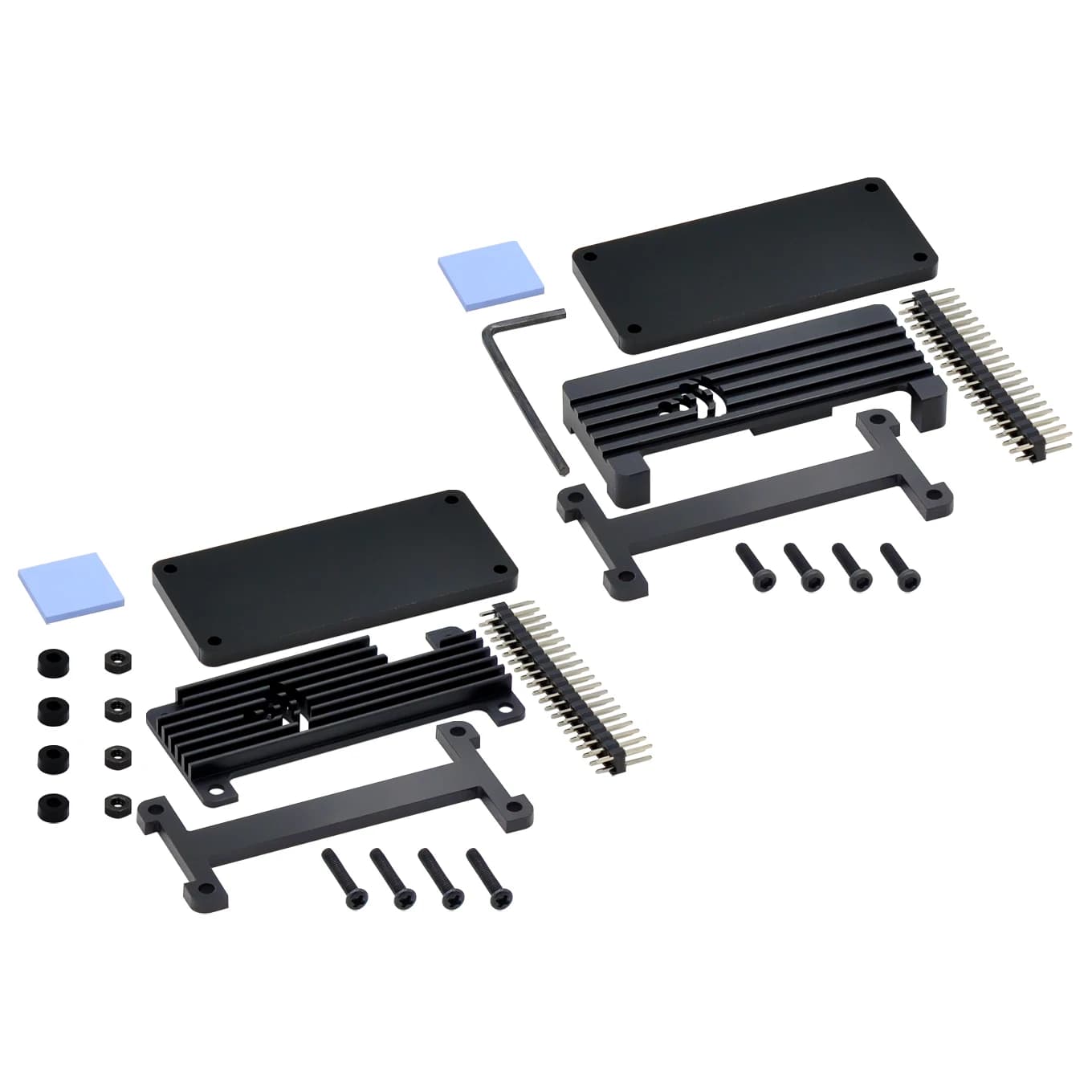 Aluminium case Raspberry Pi Zero 2 W + screwdriver header Pin passive cooling Enclouse for Raspberry Pi Zero / Pi Zero 2 W