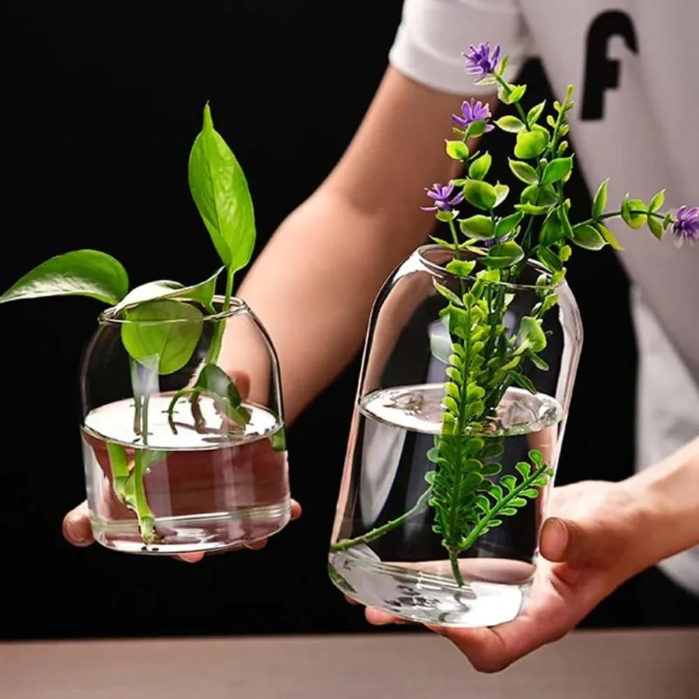 Vaso da fiori in vetro per piante idroponiche creative, semplice e moderno, per centrotavola, desktop, casa, sala da pranzo, matrimonio, matrimonio moderno
