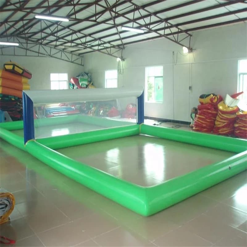 PVC Aquatic Volleyball Field, Water Games, Inflatable Beach Volleyball Field, Pool with Network