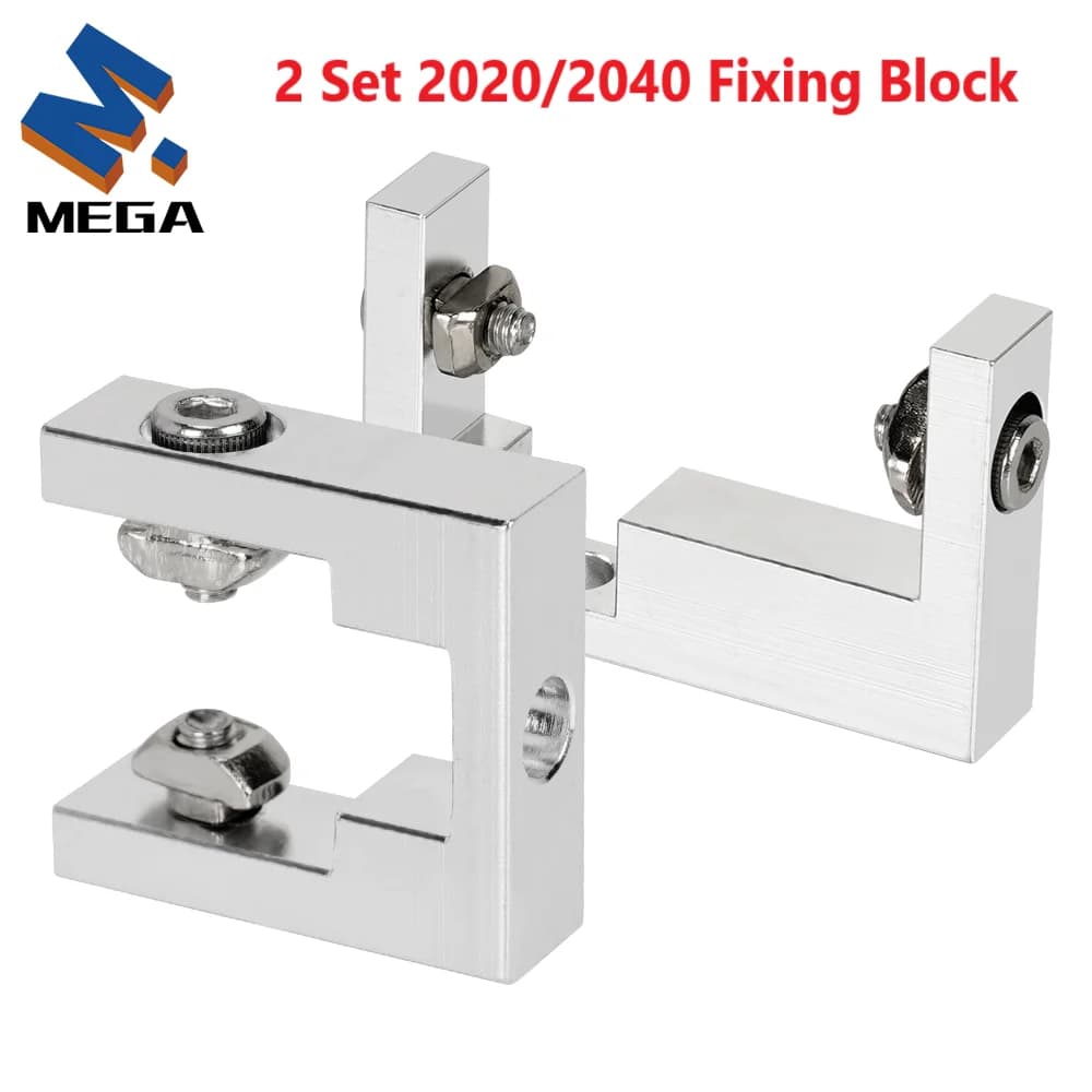 2020 2040 Aluminum Alloy Profile Fixing Block 3D Printer Parts For MGN12 Linear Guide Rail Fixed Block For Ender 3