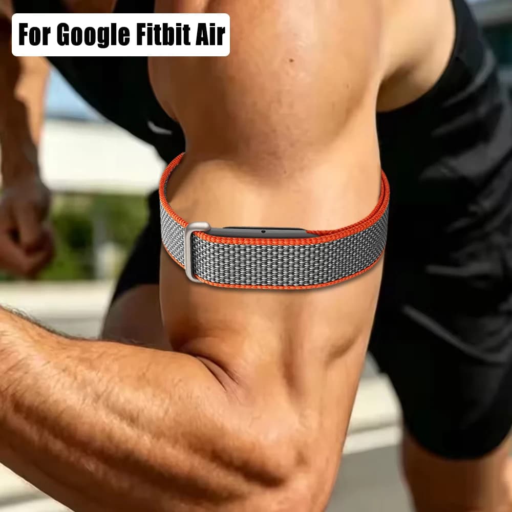 Sport Lightweight Soft Nylon Bicep Arm Wristband for Google Fitbit Air Breathable Strap Correa Fitbit Air Smart Watch Accessorie