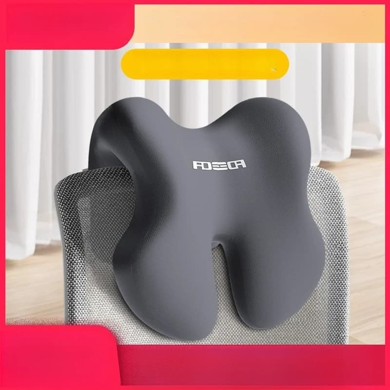 Cuscino di Supporto per la Testa in Memory Foam per Sedie da Ufficio, Poggiatesta Regolabile per Sedie da Computer, Cuscino per Riposo e Lavoro, Rimovibile
