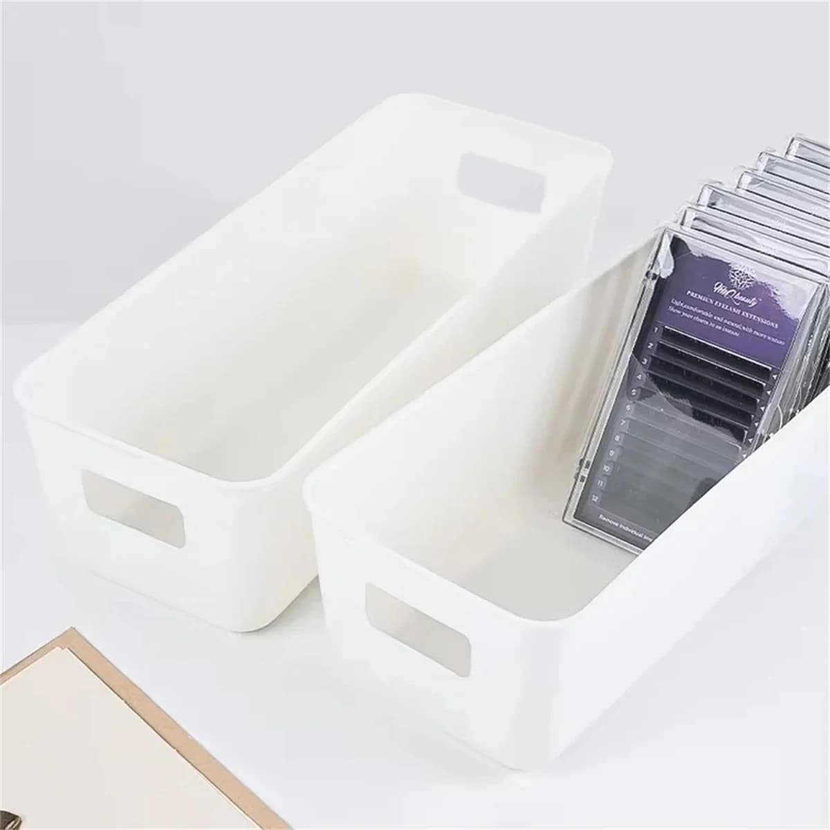 1/3/10Pcs Minimalist Extension Concise Tool Storage Box Lashes Glue Tweezer Holder Makeup Organizer Cosmetic Makeup Tools Box