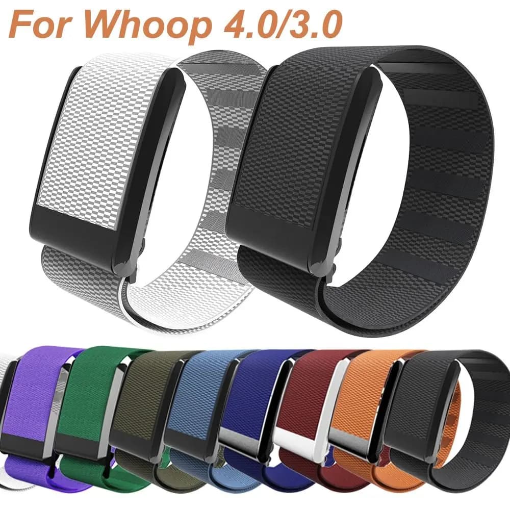 New nylon strap breathable adjustable strap for fitness track sporty odor resistant strap for Whoop 4.0/3.0