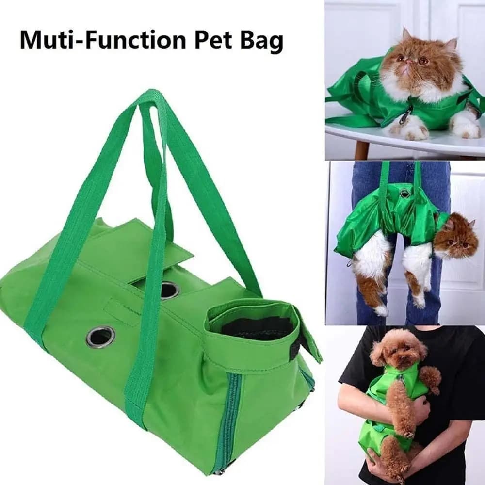 Nail Anti-scratch Pet Supplies Restraint Fixed Pet Carrier Sling Bag Cat Grooming Fixing Bag Pet Backpack Cat Grooming Bag