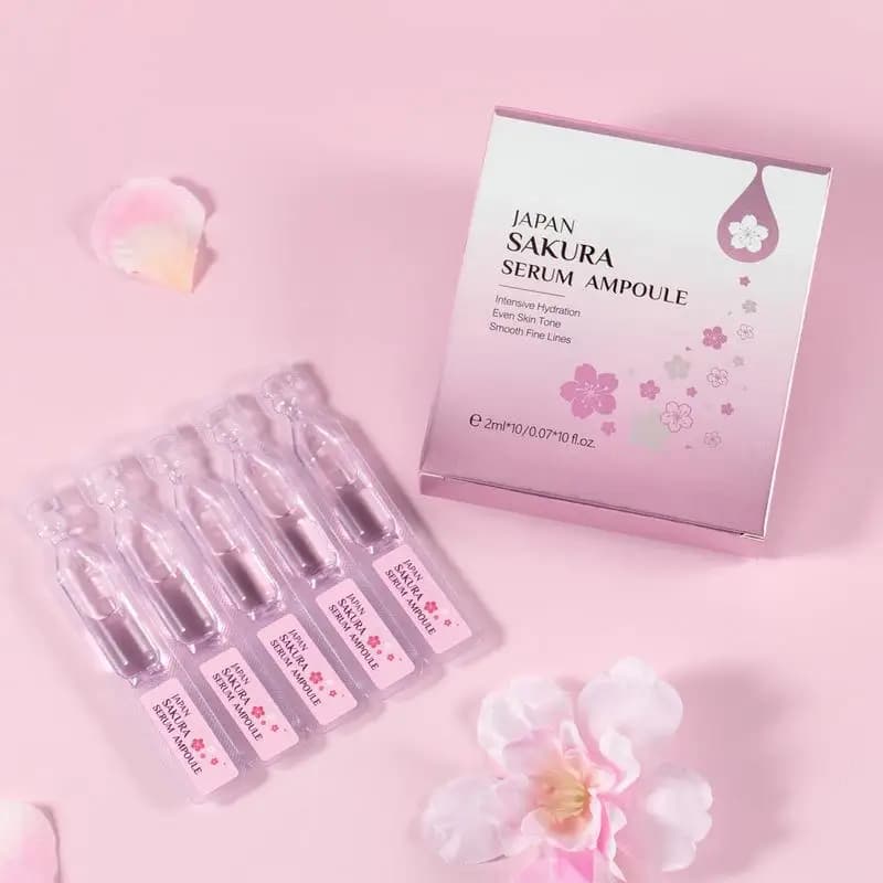 10 pz moisturizing Sakuraa face seturm Essence hyaluronic acid moisturizing skin nourishing serum vitamin C Essence skin care