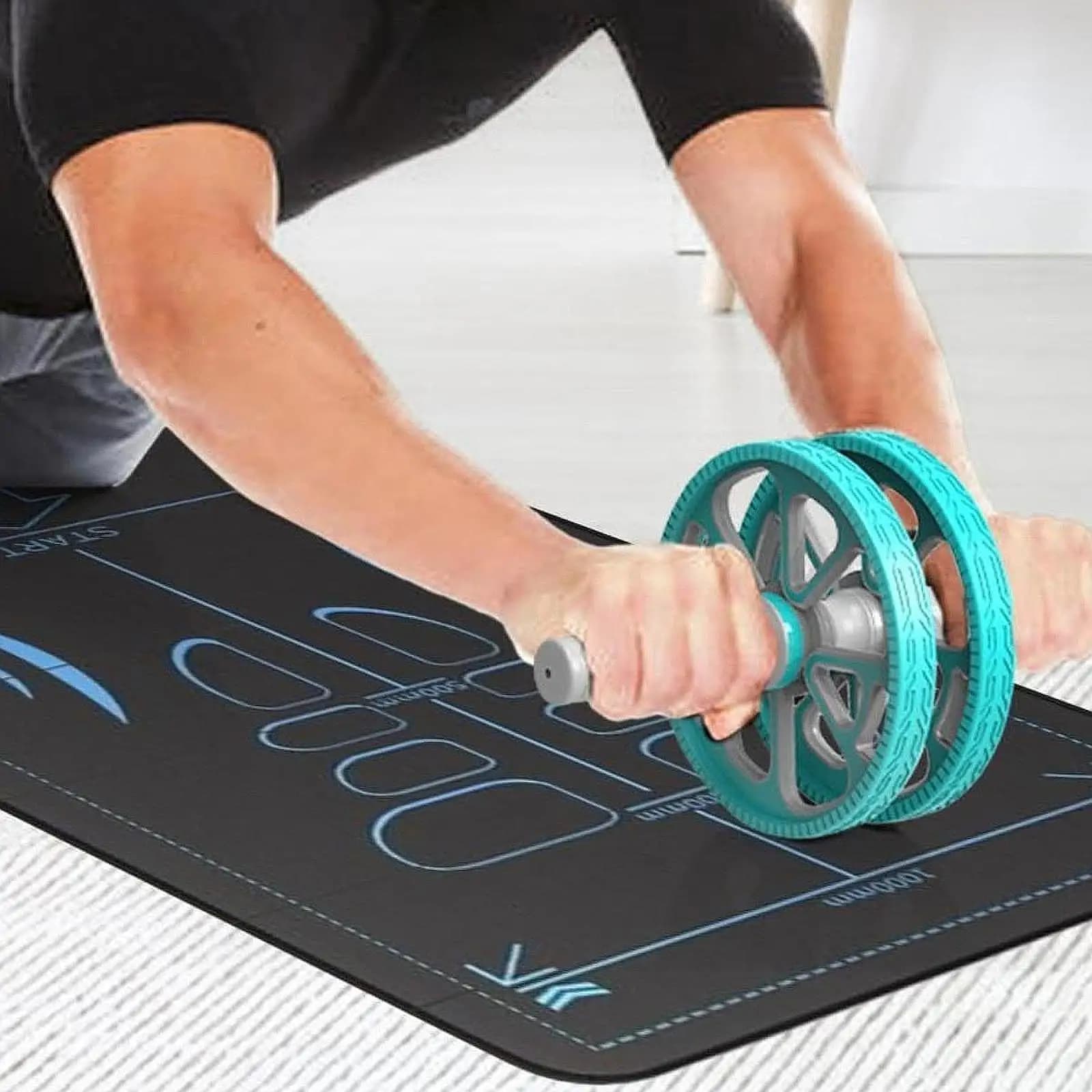 Wheel Exercise Mat, Pilates Training Carpet