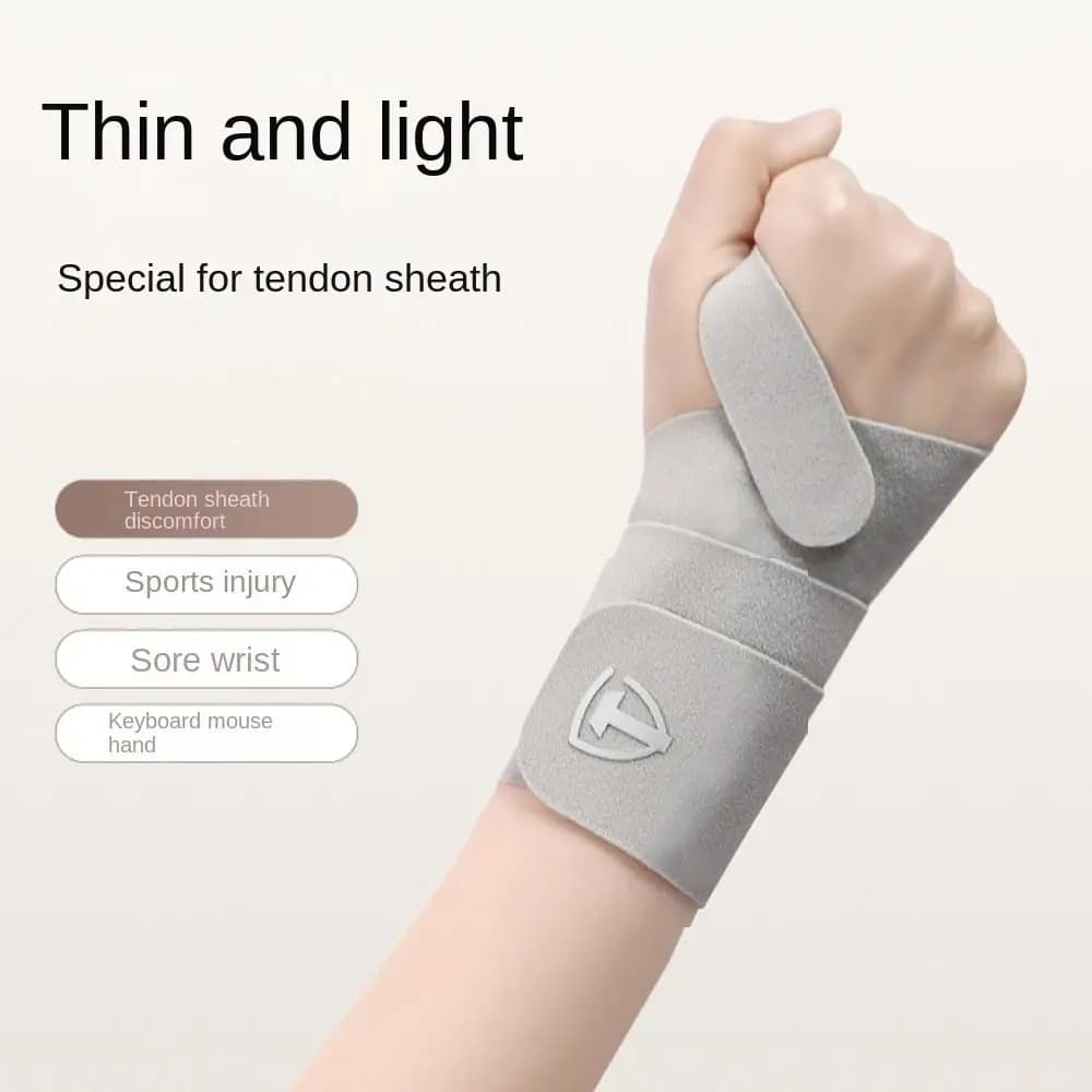 Supporto per Polso Elastico per Badminton, Leggero e Traspirante, Protezione per Polso e Pollice, Comodo e Confortevole